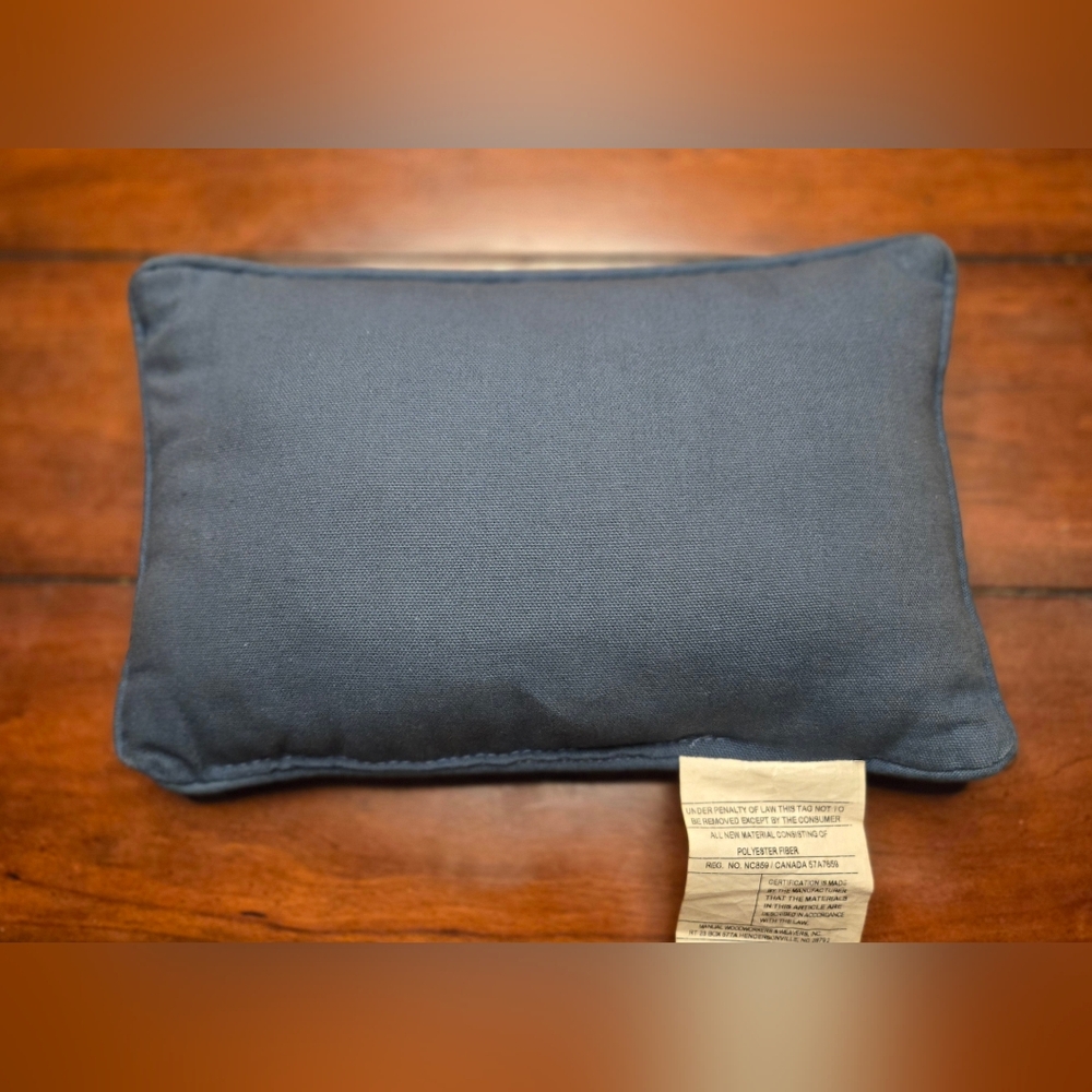 Patriotic Accent Pillow - Cream and Red - Picture 2 of 7